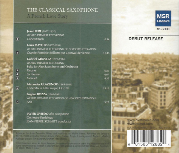 Javier Oviedo (2), Orchestre De Chambre Des Concerts Pasdeloup, Jean-Pierre Schmitt-1