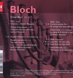 Bloch* / Yehudi Menuhin, Neville Marriner*, Leonard Bernstein, Maurice Abravanel-1
