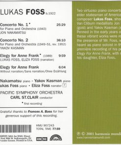Lukas Foss / Jon Nakamatsu • Yakov Kasman • Pacific Symphony Orchestra • Carl St. Clair (2)-1