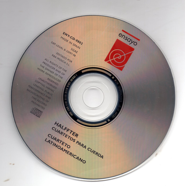 Rodolfo Halffter, Ernesto Halffter - Cuarteto Latinoamericano-2