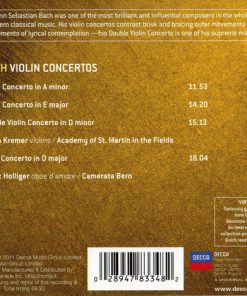 Johann Sebastian Bach, Gidon Kremer, The Academy Of St. Martin-in-the-Fields-2