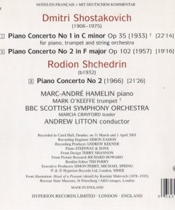 Shostakovich* / Shchedrin* - Marc-André Hamelin, BBC Scottish Symphony Orchestra, Andrew Litton-1