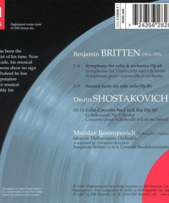 Britten*, Shostakovich* - Mstislav Rostropovich · Moscow Philharmonic Orchestra · Gennadi Rozhdestvensky-1