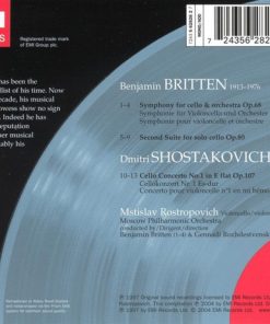 Britten*, Shostakovich* - Mstislav Rostropovich · Moscow Philharmonic Orchestra · Gennadi Rozhdestvensky-2