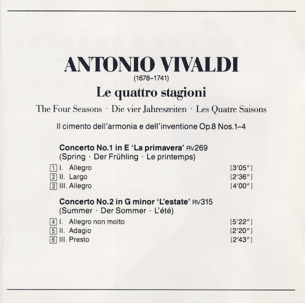 Vivaldi* - Nigel Kennedy, English Chamber Orchestra-1