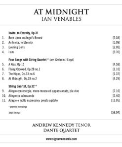 Ian Venables, Andrew Kennedy, Dante Quartet-2