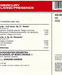 Hanson*, Eastman-Rochester Orchestra, Eastman School Of Music Chorus-1