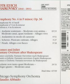 Tchaikovsky* - Chicago Symphony Orchestra, Claudio Abbado-1
