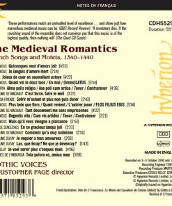 Anonymous, Guillaume Dufay, Guillaume de Machaut, Jacob de Senleches, Johannes De Lymburgia, Paolo Da Firenze, Solage, J. De Porta, Gilet Velut - Gothic Voices (2), Christopher Page-1