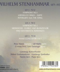 Wilhelm Stenhammar ・ Cristina Ortiz ・ Love Derwinger ・ Malmö Symfoniorkester* ・ Göteborgs Symfoniker ・ Neeme Järvi ・ Paavo Järvi-1