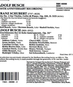 Adolf Busch, Franz Schubert, Hermann Busch, Rudolf Serkin-3