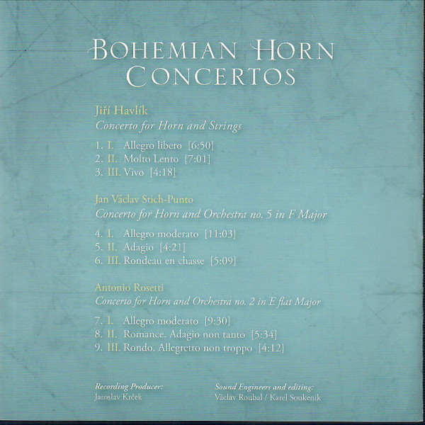 Steven Gross, Jiří Havlík (2), Camerata Filarmonica Bohemia-1