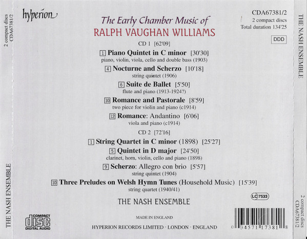 Ralph Vaughan Williams - The Nash Ensemble-2
