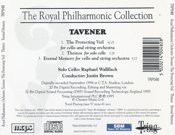 Tavener* - Raphael Wallfisch, Royal Philharmonic Orchestra, Justin Brown (2)-3
