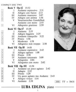 Felix Mendelssohn-Bartholdy, Luba Edlina-3