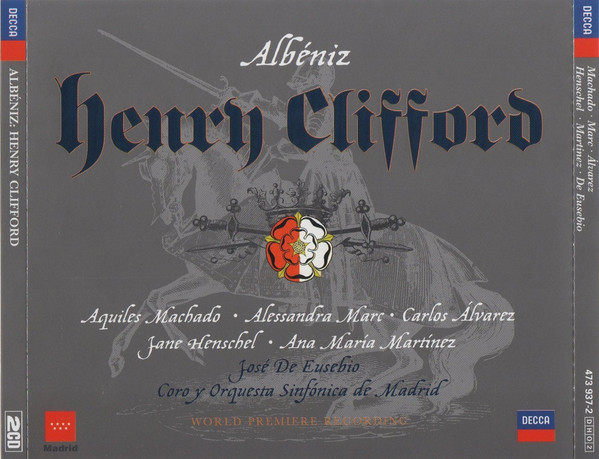Albéniz* - Aquiles Machado ‧ Alessandra Marc ‧ Carlos Álvarez (2) ‧ Jane Henschel ‧ Ana María Martínez* ‧ Coro y Orquesta Sinfónica de Madrid ‧ José De Eusebio-4