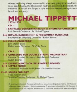 Tippett* - John Ogdon, Yehudi Menuhin, Nigel Robson, Sir Michael Tippett, Rudolf Barshai, Colin Davis*, Neville Marriner*-1