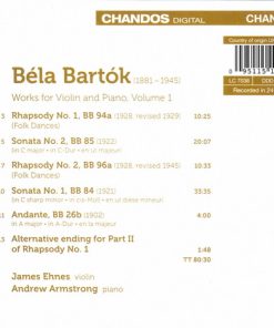 Bartók* - James Ehnes, Andrew Armstrong-1
