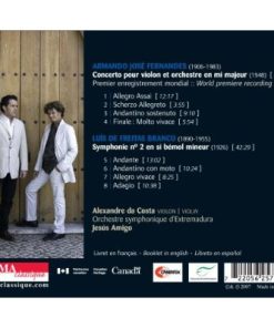 Fernandes* / Freitas Branco* – Alexandre da Costa, Extremadura Symphony Orchestra*, Jesús Amigo-1