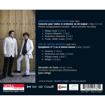 Fernandes* / Freitas Branco* – Alexandre da Costa, Extremadura Symphony Orchestra*, Jesús Amigo-1
