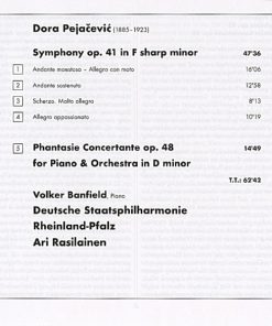 Dora Pejačević - Volker Banfield, Deutsche Staatsphilharmonie Rheinland-Pfalz* - Ari Rasilainen-2