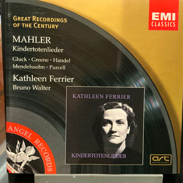 Mahler* · Gluck* · Greene* · Handel* · Mendelssohn* · Purcell* · Kathleen Ferrier · Bruno Walter-0