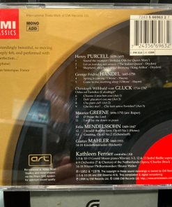 Mahler* · Gluck* · Greene* · Handel* · Mendelssohn* · Purcell* · Kathleen Ferrier · Bruno Walter-1