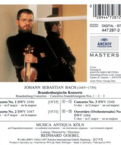 Bach* - Musica Antiqua Köln, Goebel*-1
