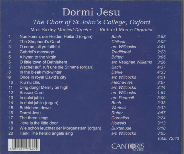 The Choir Of St John's College, Oxford / Max Barley, Richard Moore (29)-1