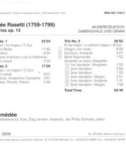 Amédée Rasetti, Trio Amédée-4