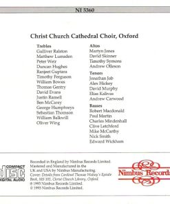 Taverner* - Christ Church Cathedral Choir*, Stephen Darlington-3
