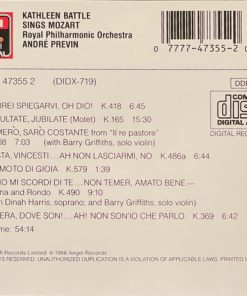 Kathleen Battle Sings Wolfgang Amadeus Mozart - Royal Philharmonic Orchestra / André Previn-2