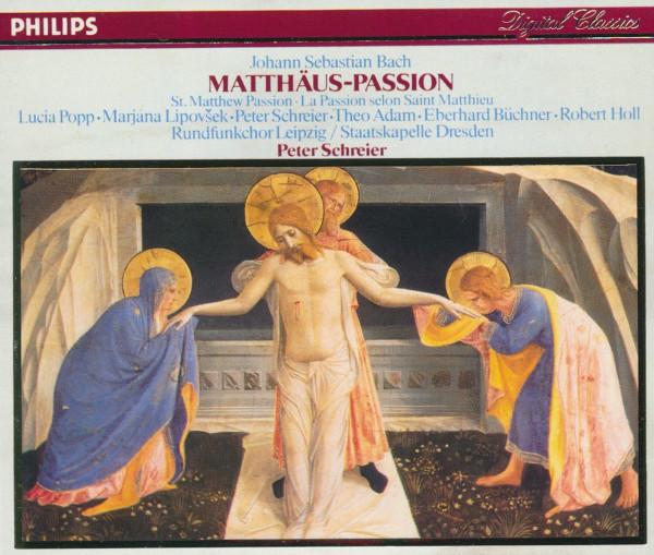 Johann Sebastian Bach - Lucia Popp · Marjana Lipovšek · Peter Schreier · Theo Adam · Eberhard Büchner · Robert Holl · Rundfunkchor Leipzig · Staatskapelle Dresden-0