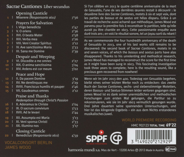 Carlo Gesualdo - Vocalconsort Berlin, James Wood (4)-1