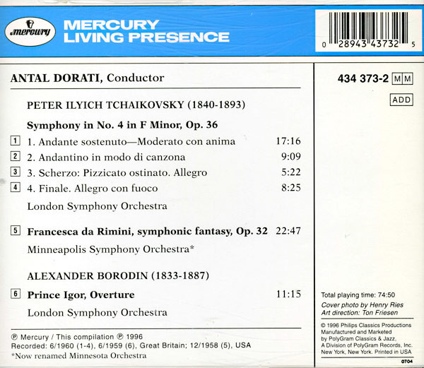 Tchaikovsky*, Antal Dorati, London Symphony*-1