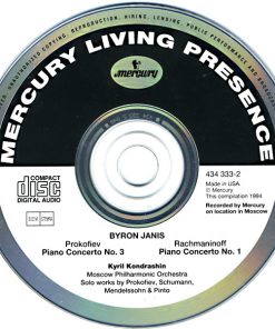 Byron Janis - Prokofiev* / Rachmaninoff* - Kyril Kondrashin* - Moscow Philharmonic Orchestra-2