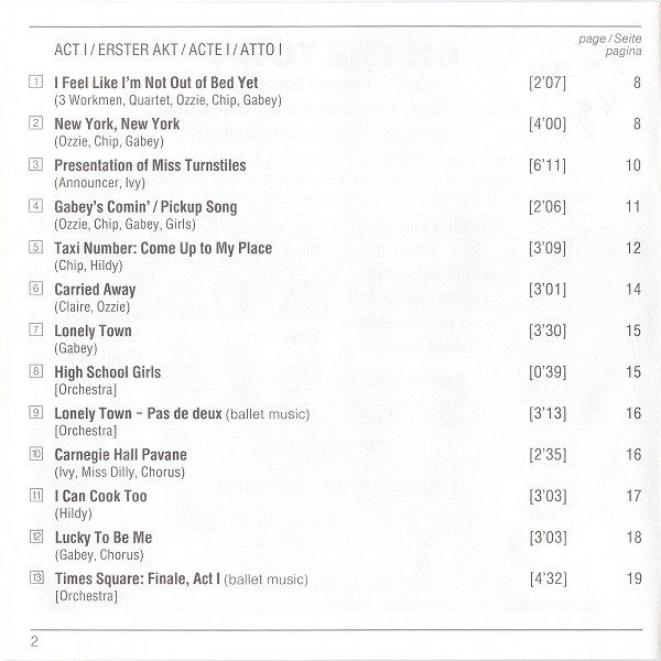 Leonard Bernstein, Betty Comden & Adolph Green*, Jerome Robbins, Frederica von Stade • Thomas Hampson • Samuel Ramey • Cleo Laine • David Garrison • Kurt Ollmann • Evelyn Lear • Marie McLaughlin And Tyne Daly, London Symphony Orchestra, Michael Tilson Thomas-3