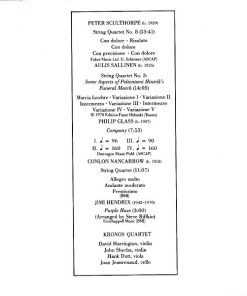 Kronos Quartet-1