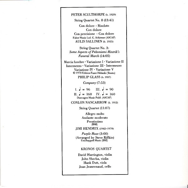 Kronos Quartet-1