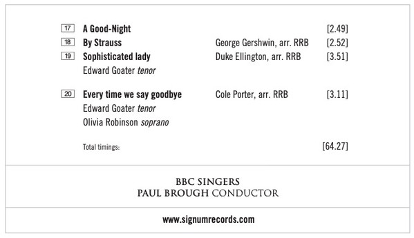 Richard Rodney Bennett / BBC Singers / Paul Brough-3