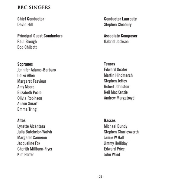 Richard Rodney Bennett / BBC Singers / Paul Brough-4