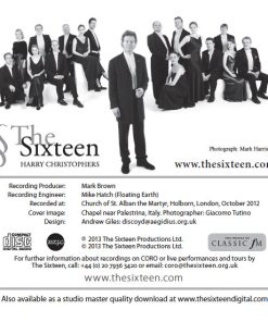 Giovanni Pierluigi da Palestrina, The Sixteen, Harry Christophers-3