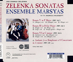 Jan Dismas Zelenka - Ensemble Marsyas, Monica Huggett-1