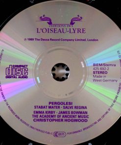 Pergolesi* - Emma Kirkby · James Bowman (2), The Academy Of Ancient Music, Christopher Hogwood-2