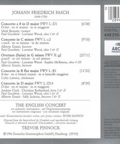 Johann Friedrich Fasch - The English Concert, Trevor Pinnock-1