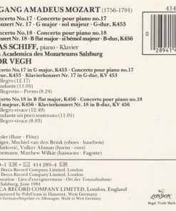 Mozart*, Andras Schiff*, Camerata Academica Des Mozarteums Salzburg*, Sandor Vegh*-1