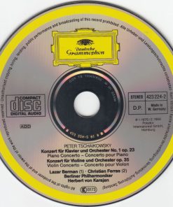 Peter Tschaikowsky* : Karajan*, Lazar Berman · Christian Ferras · Berliner Philharmoniker-2