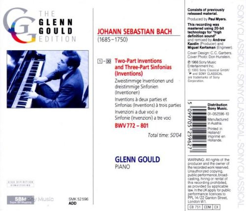 J. S. Bach*, Glenn Gould-1