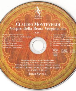 Claudio Monteverdi - Coro Del Centro Musica Antica Di Padova*, La Capella Reial*, Jordi Savall-2