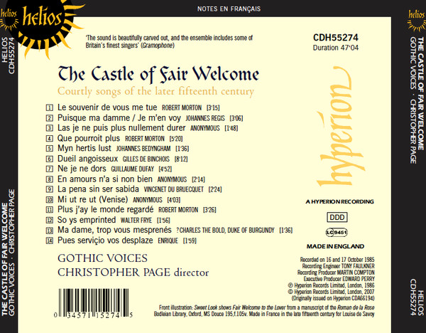 Gothic Voices (2), Christopher Wilson (2), Christopher Page-1